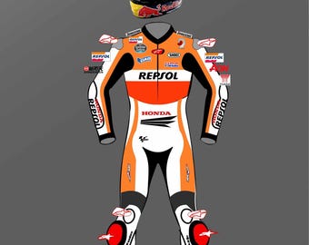 Imagem digital para figura 1/12 Marc Marquez 2013 Design pronto para impressão