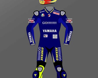 Imagem digital para Valentino Rossi 2004/2005 GO Design 1/12 pronta para impressão
