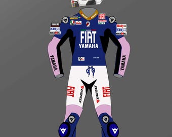 Imagem digital para o design 1/12 Valentino Rossi 2008 Barcelona, pronta para impressão.