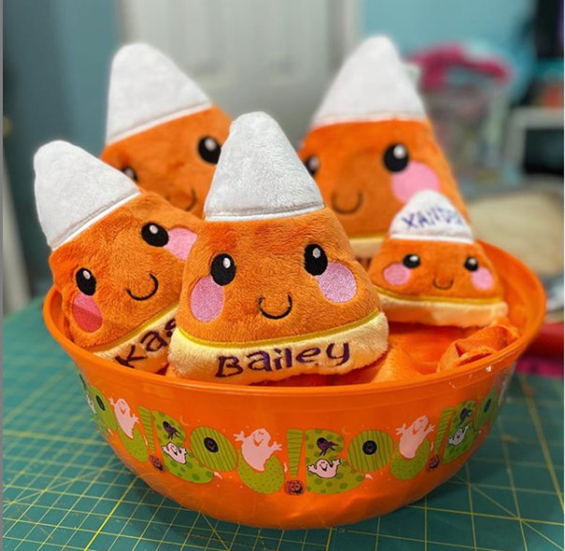 Candy Corn Dog Toy Halloween Dog Toy Plushy Dog Toy Etsy