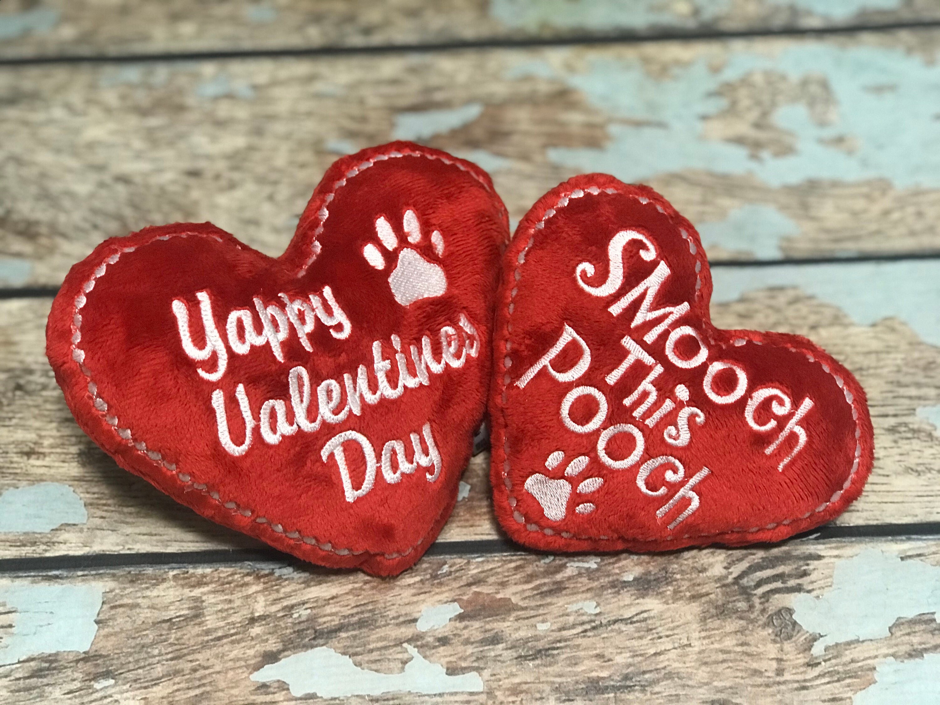 Dog ToyHeart ToyValentines Day Gift for DogsStuffie Etsy