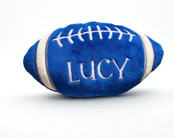 Personalized Football Dog Toy Plushie