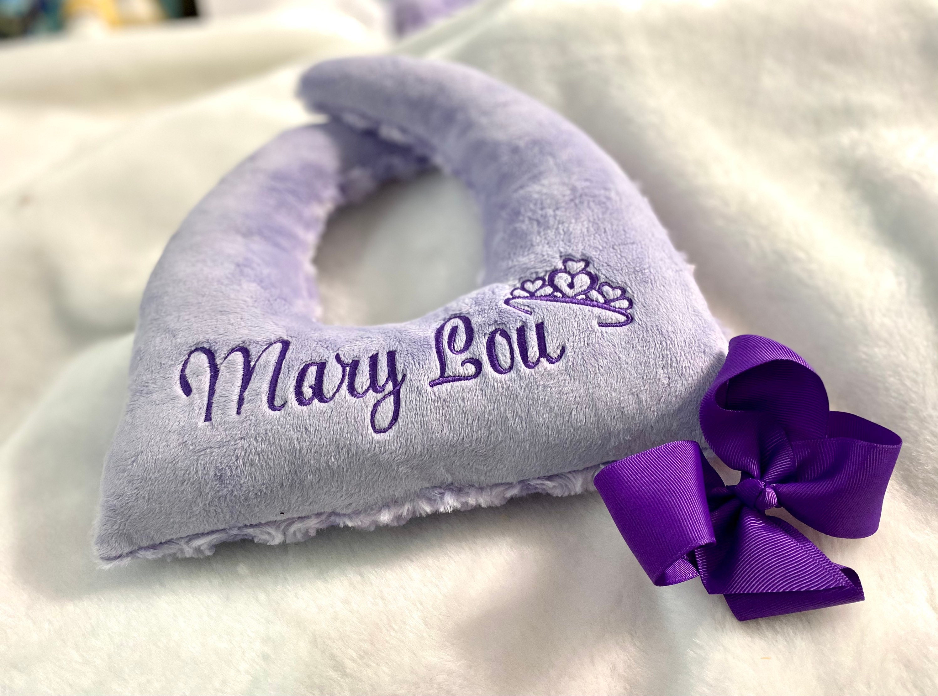 Top Knot PillowGrooming PillowWith Optional Tiara Embroidery Etsy
