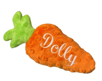 Carrot Plush Dog Toy