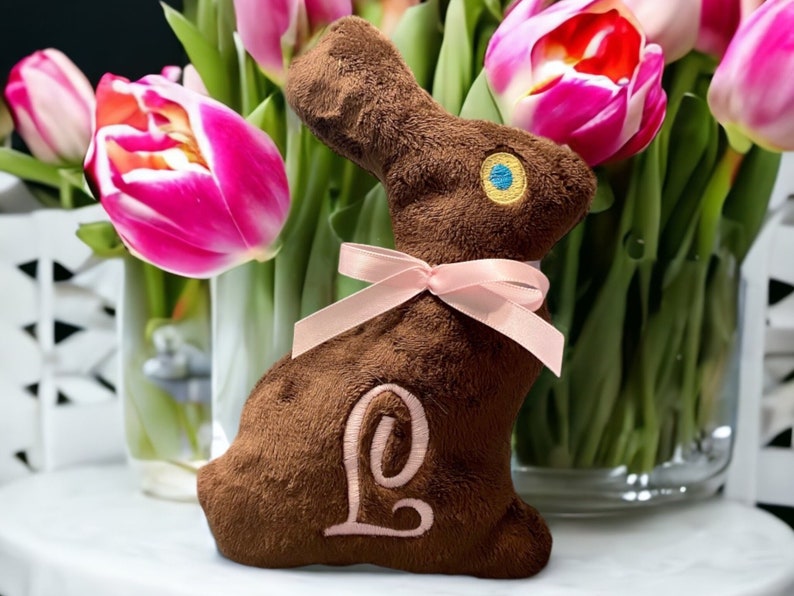 Chocolate Bunny Dog Toy image 1