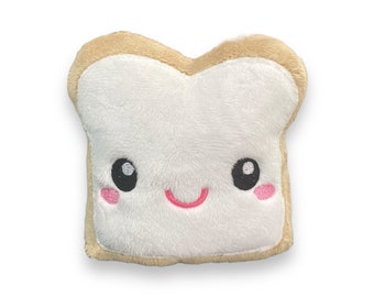 Toast Plush Dog Toy-Squeaky or Crinkle Toy