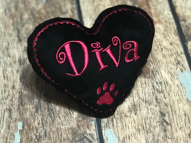 Dog Toy Personalized Heart Pet Toy Heart Shaped Squeaky Valentine's Day image 8