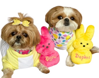 Leyndo 12 Pieces Easter Toys For Dogs Pastel Colors Jamaica
