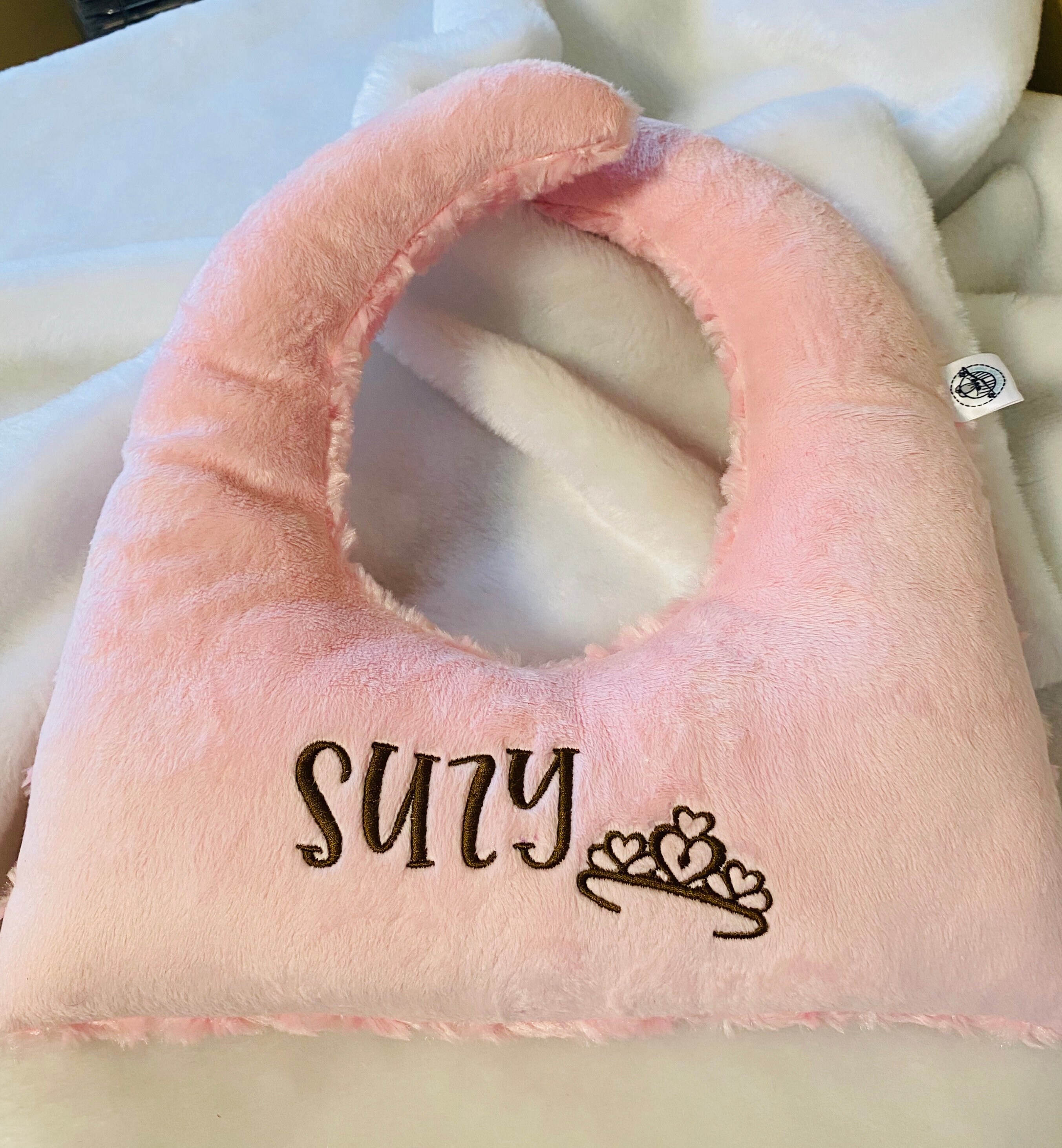 Top Knot PillowGrooming PillowWith Optional Tiara Embroidery Etsy