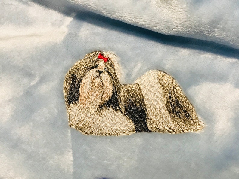 Royal Shih Tzu Quilted Blanket NCU0DK450 main image 1