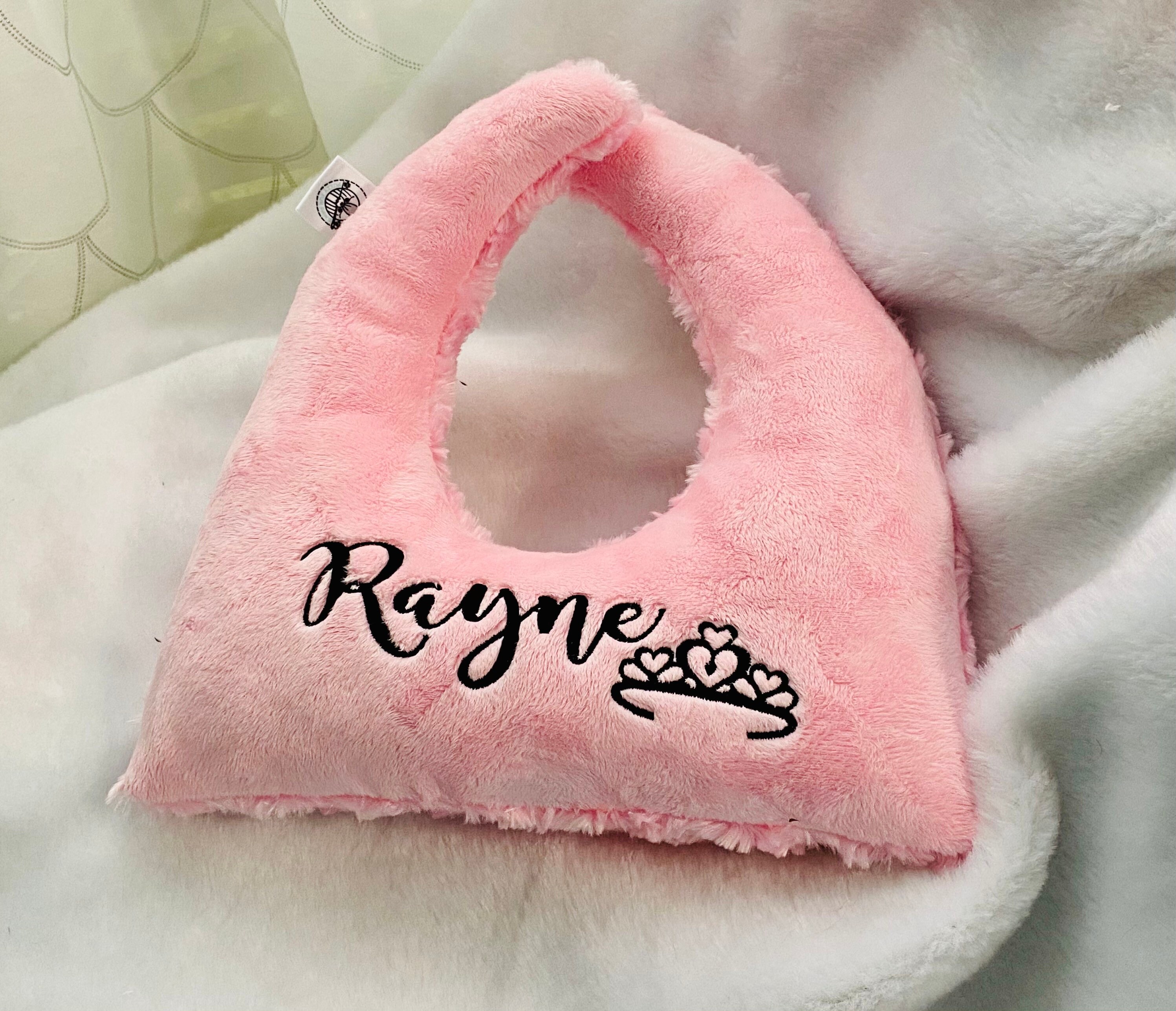 Top Knot PillowGrooming PillowWith Optional Tiara Embroidery Etsy