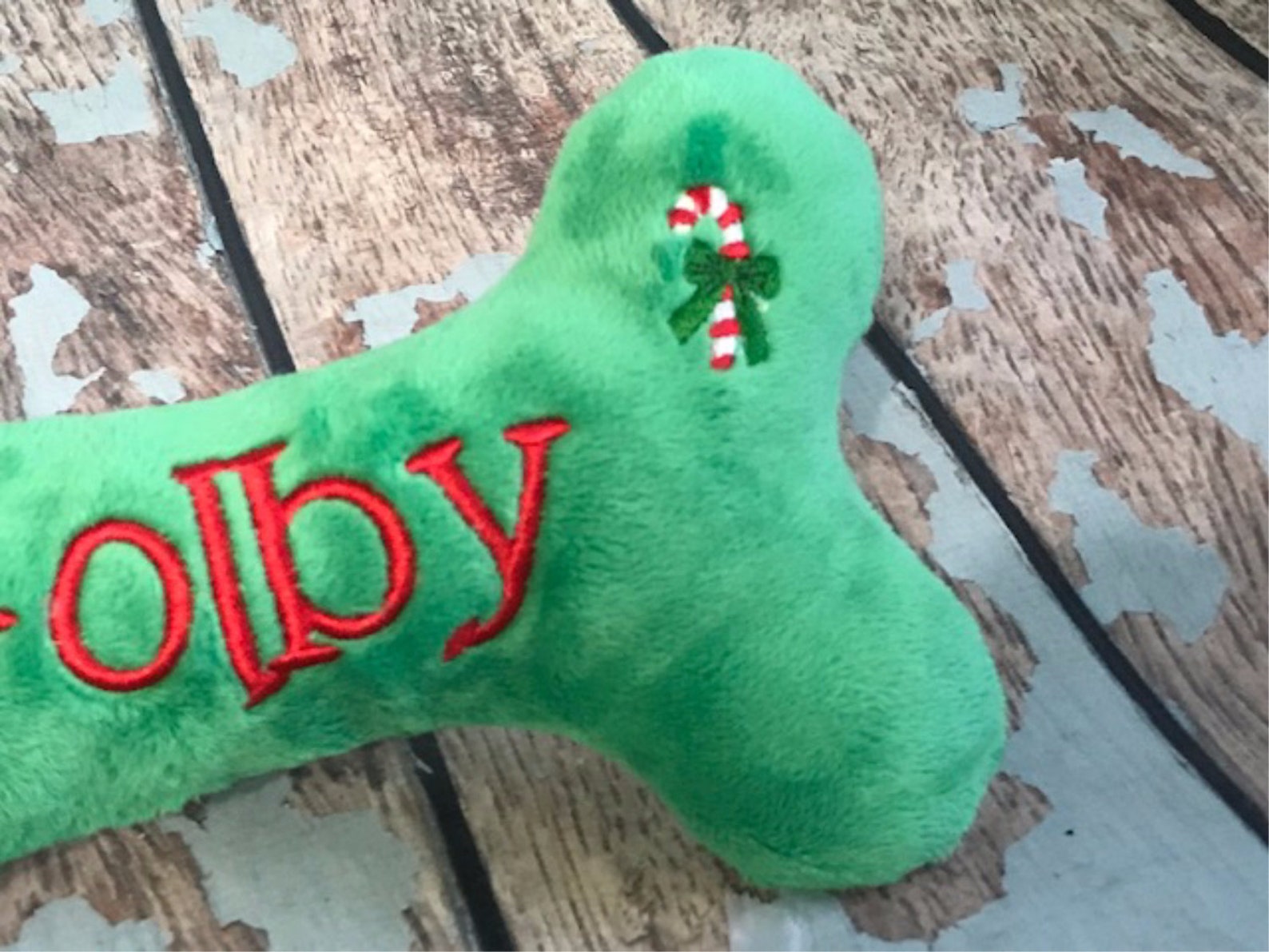 Dog ToySqueaky Bone ChristmasCandy CanePeppermint Etsy