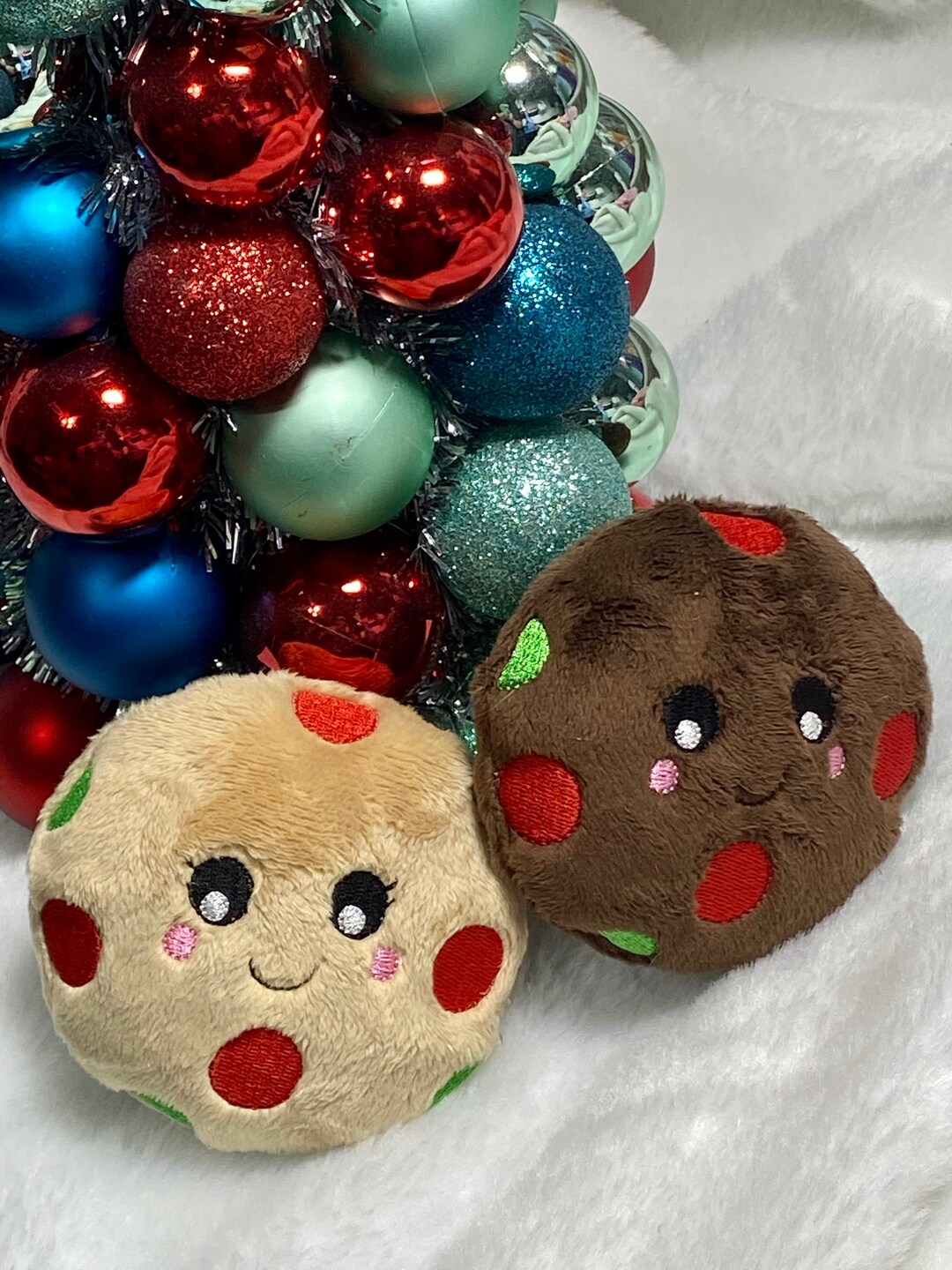 Christmas Cookie Dog Toycookie Stuffie Etsy