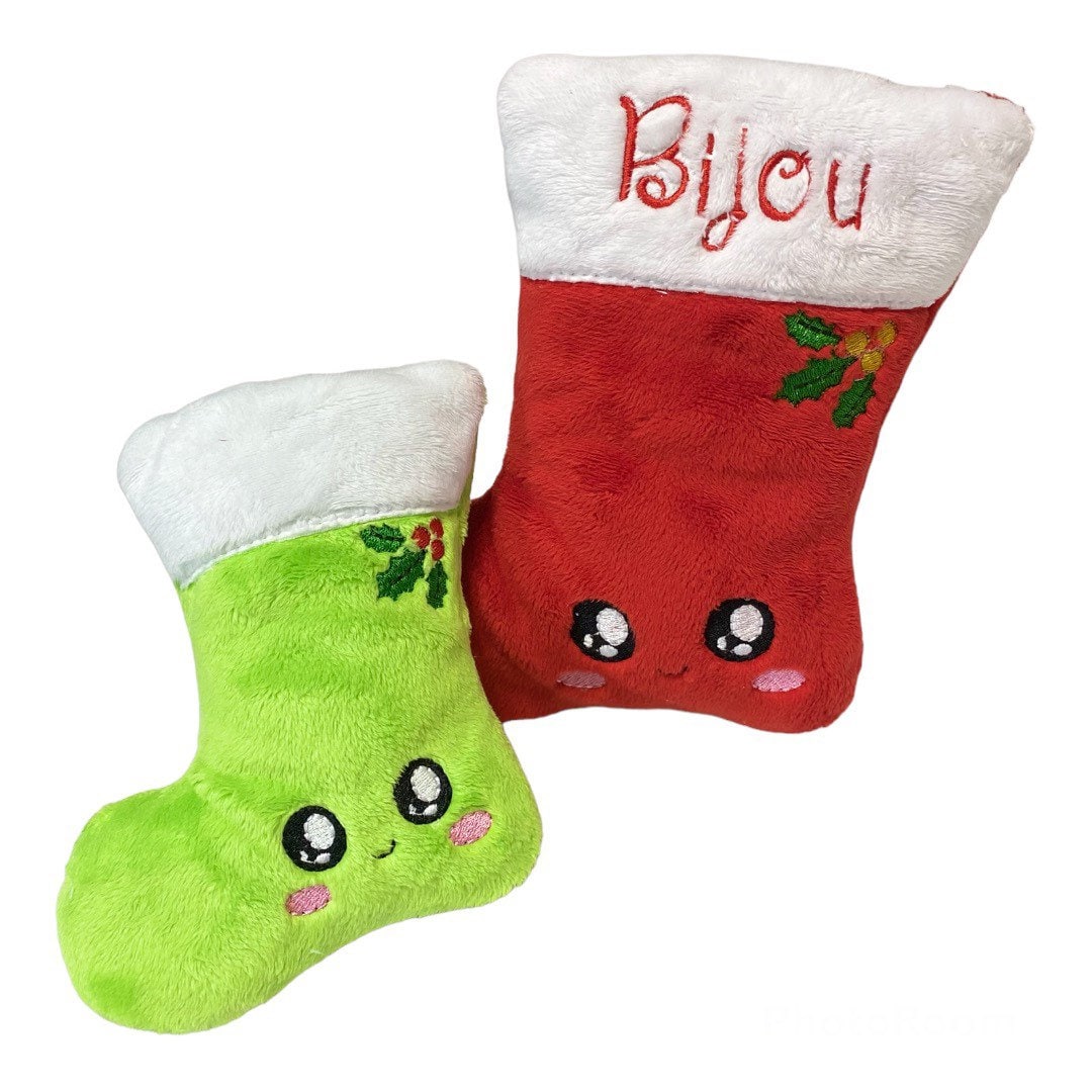 Christmas Stocking Dog Toypersonalized Dog Toydog Gifthandmade Dog