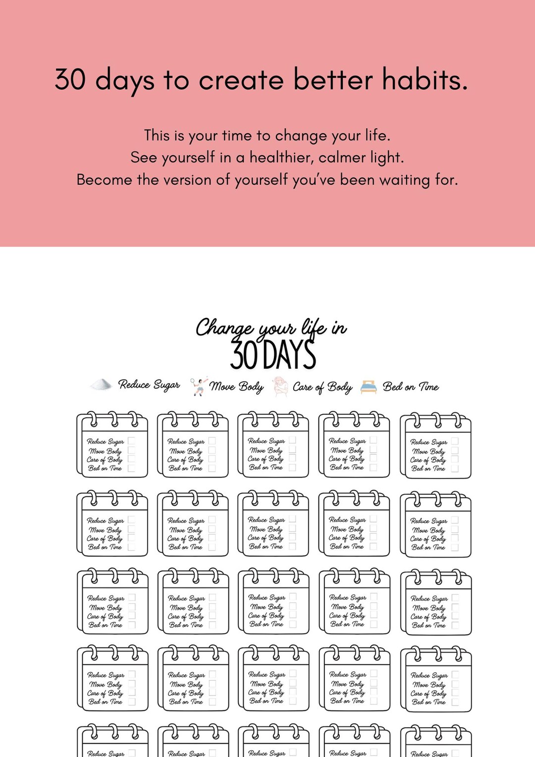 Change Your Life in 30 Days | Simple Habit Challenge | No Sugar ...