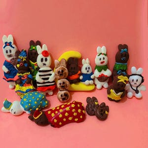 Handmade Miffy and Friends Clay Trinkets - Melanie Edition