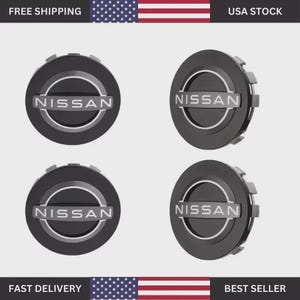 4 x Center Caps Nissan Frontier Kicks Leaf Pathfinder Rogue 403426TA1A Wheel 2.5 Inches