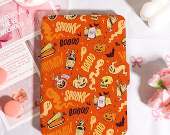 Halloween Spooky Kindle Case With Hand Strap, Kindle 6/6.8/7" Case, Kindle Kobo Paperwhite 12th/11th Case, Kindle 12/11/10, 2025 Kobo Case