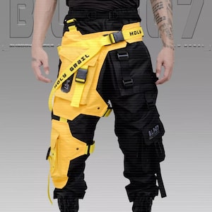 ストリートファッション TECH WEAR メンズ パンツ Techwear pants - Etsy 日本