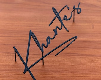 Custom Floating Metal Letters: Laser cut Business Sign, Raised 3D logo
