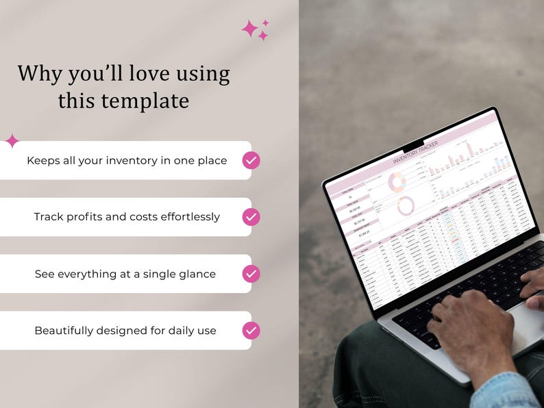Affection Inventory Simple Inventory Tracker Spreadsheet | Google Sheets Template - Stock ...