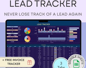 Leadtracker-spreadsheet | Klant-CRM, verkooppijplijn (Google Spreadsheets)