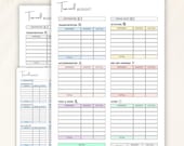 Printable Travel Budget Planner – Vacation Budgeting Worksheet, Trip Expenses, Holiday Money Planner Template