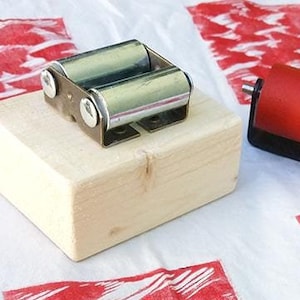 Costruisci una pressa da stampa con parti di ferramenta Piani video per pressa per incisione fai da te per stampa monotipo in rilievo e intaglio