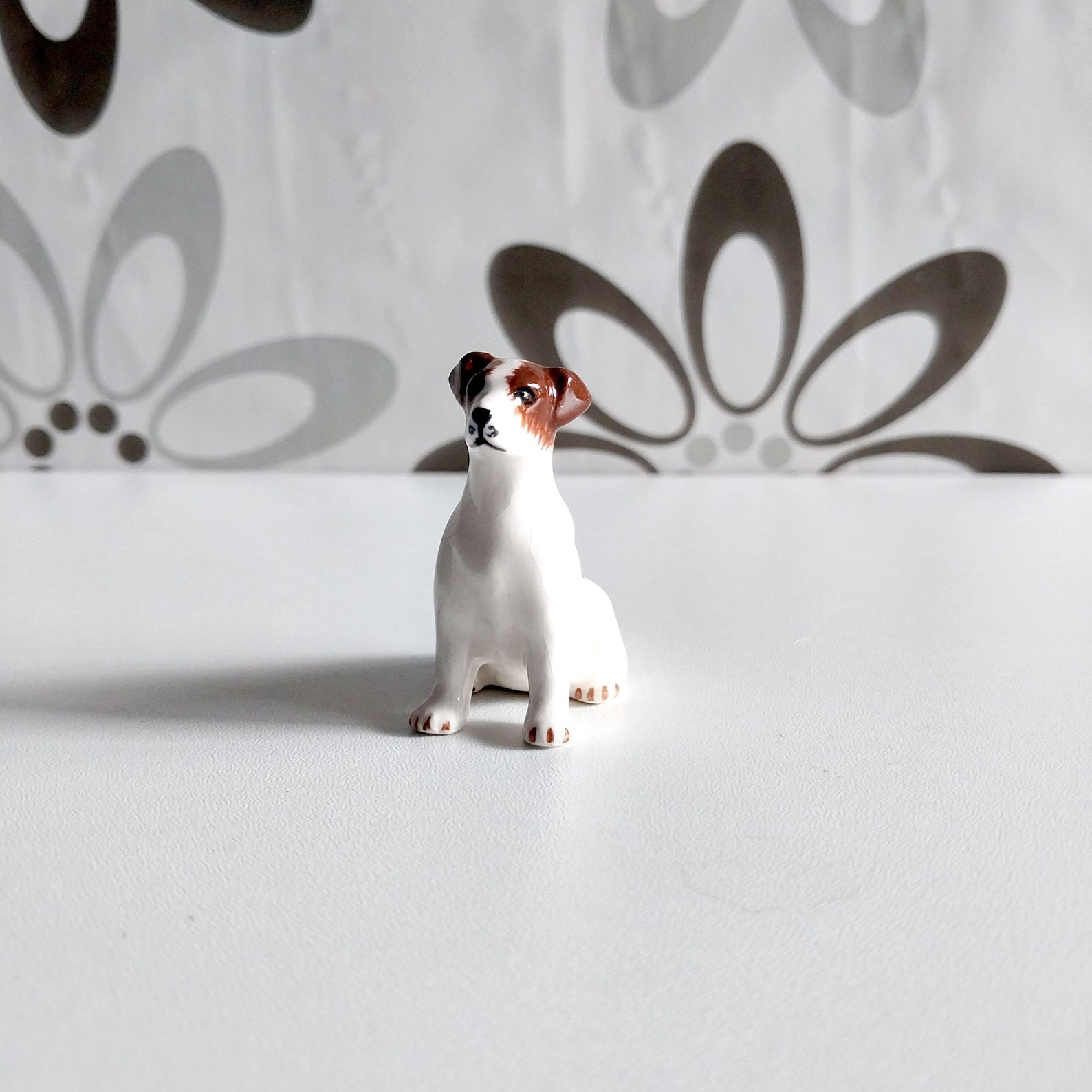 Adopt a Little Friends Small Ceramic Dog Figurines, Miniature Animal