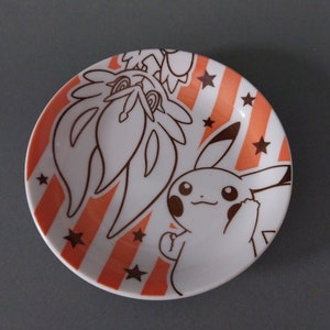 Pokémon Pikachu Monsters Ceramic Plate Japanese Plates Ceramics Porcelain Dish Collectible Gift Décor Used Japan pokemon CCC02
