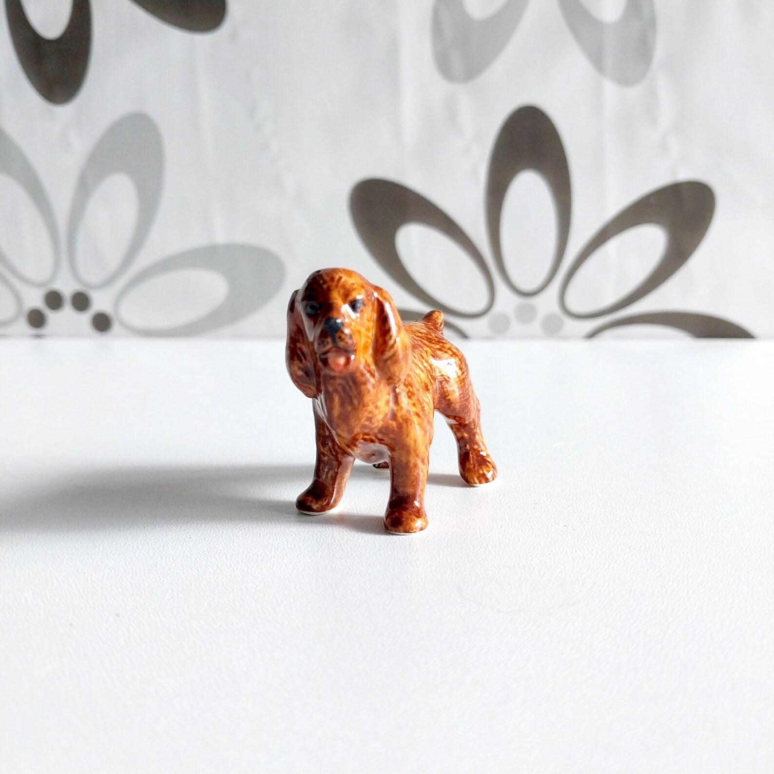 Adopt a Little Friends Small Ceramic Dog Figurines, Miniature Animal