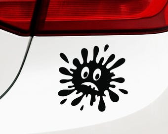 Funny Bug Splat Sticker | Vinyl Decal for Car, Van, Bumper, Laptop or Window
