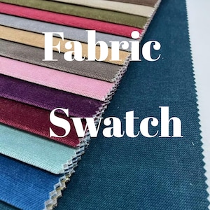 Fabric Swatch - Select Up to 5 Colors (Provide Codes in Personalization Box)