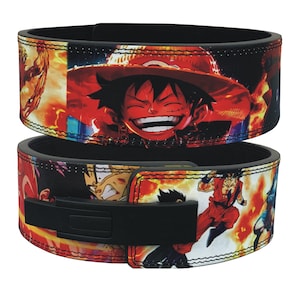 Customize Anime Belt Anime Lever Belt Luffy Anime Lifting Belt Weight Lifting Belt Powerlifting Belt Weightlifting Power Belt Anime Gym Belt
