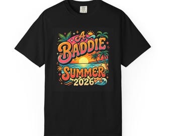 A BADDIE SUMMER T-shirt / retro style beach wear