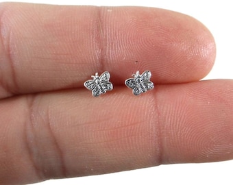 REA! Fjärilsörhängen i sterlingsilver, Fjärilsörhängen, Barnörhängen, Små örhängen, Flickörhängen, Vardagsörhängen