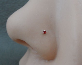 Red colour nose pin sale