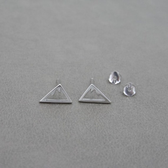 Orecchini da montagna, in argento Sterling S925, con sole di