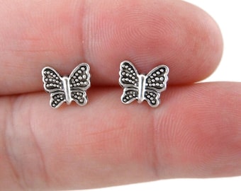 REA! Fjärilsörhängen i sterlingsilver, fjärilsörhängen, barnörhängen, fjärilsörhängen, flickörhängen, naturörhängen