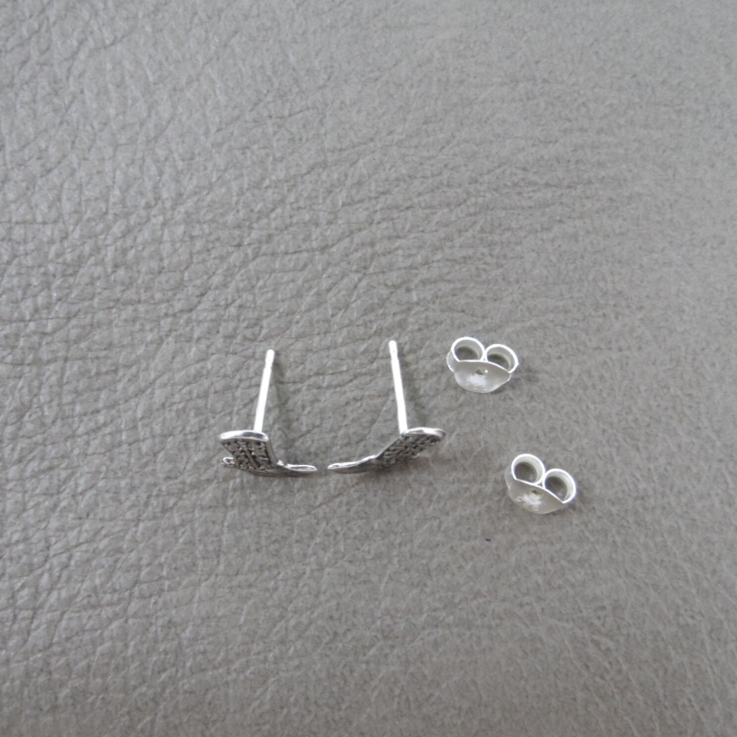 Cowboy Boot Earrings in Sterling Silver, Boot Earrings, Cowboy Boot Studs, Western Earrings, Cowgirl Earrings, Western Jewelry, Gift for Her