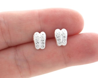 Orecchini a forma di ballerina, in argento Sterling 925