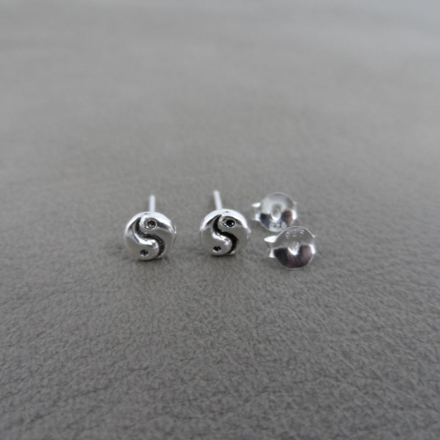 Yumilok Tai Chi Yin Yang Collana con ciondolo brillante al