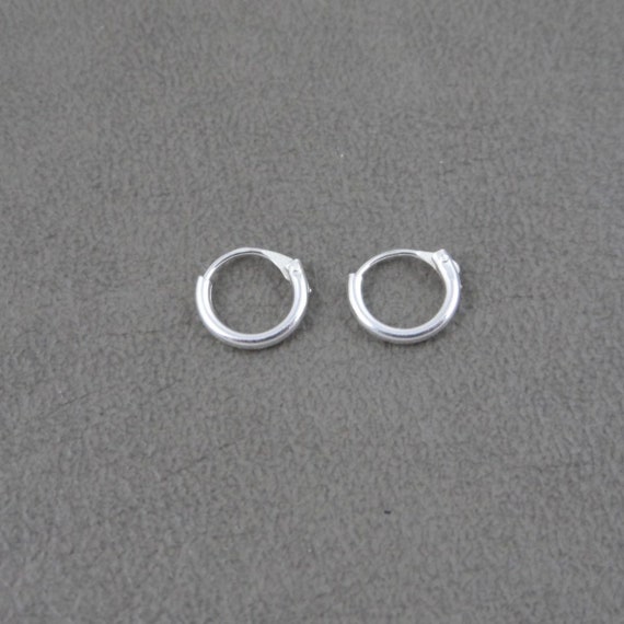 Small Silver Hoops - 8mm – REGALROSE
