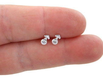VERKAUF! Kleine Ohrstecker, Minimalist Ohrstecker, Silber Ohrstecker, Minimalist Ohrstecker, kleine Ohrstecker, silber Ohrstecker