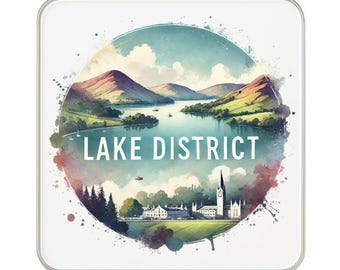 Imán para nevera/souvenir de viaje coleccionable del Distrito de los Lagos, Inglaterra, Reino Unido