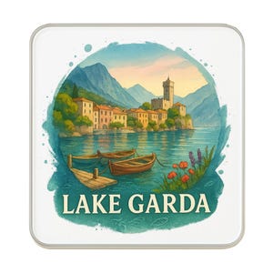 Lake Garda, Italy Fridge Magnet | Travel Souvenir Collectible Gift