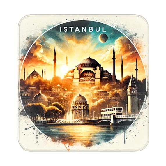 イスタンブール（トルコ）の冷蔵庫用マグネット：かわいい手作りの