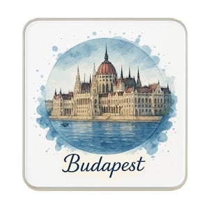 Budapest, Ungarn Kühlschrank Magnet: Süßes großes handgefertigtes Reise Souvenir Geschenk