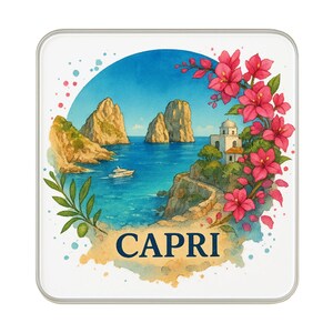 Capri, Italien Kühlschrank-Magnet: Süßes großes handgefertigtes Reise-Souvenir