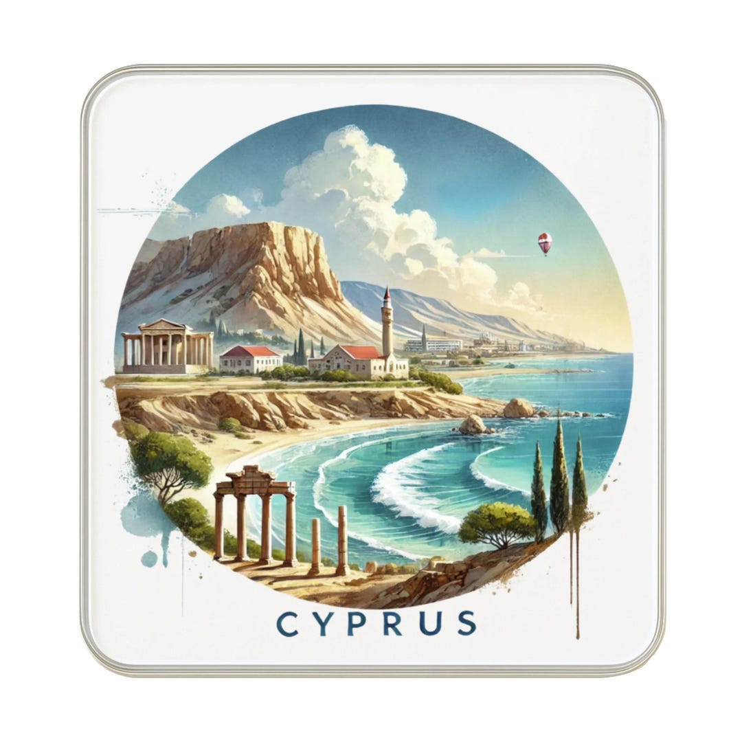 Cyprus Fridge Magnet: Cute Large Handmade Travel Souvenir Gift - Etsy